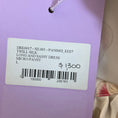 Load image into Gallery viewer, La DoubleJ Ivory Multi Micro Pansy Print Silk Twill Long and Sassy Dress
