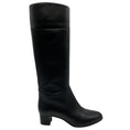 Load image into Gallery viewer, Christian Louboutin Black Leather Tall Pull On Boots
