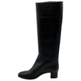 Load image into Gallery viewer, Christian Louboutin Black Leather Tall Pull On Boots
