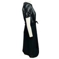 Load image into Gallery viewer, Dice Kayek Pink Label Charcoal Grey Multi Plaid Midi Dress with Bow Belt
