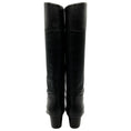 Load image into Gallery viewer, Christian Louboutin Black Leather Tall Pull On Boots
