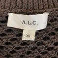 Load image into Gallery viewer, A.L.C. Chocolate Brown Freya Open Stitch Long Sleeve Maxi Dress with Slip
