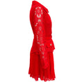 Load image into Gallery viewer, Self-Portrait Red Guipure Lace Dress
