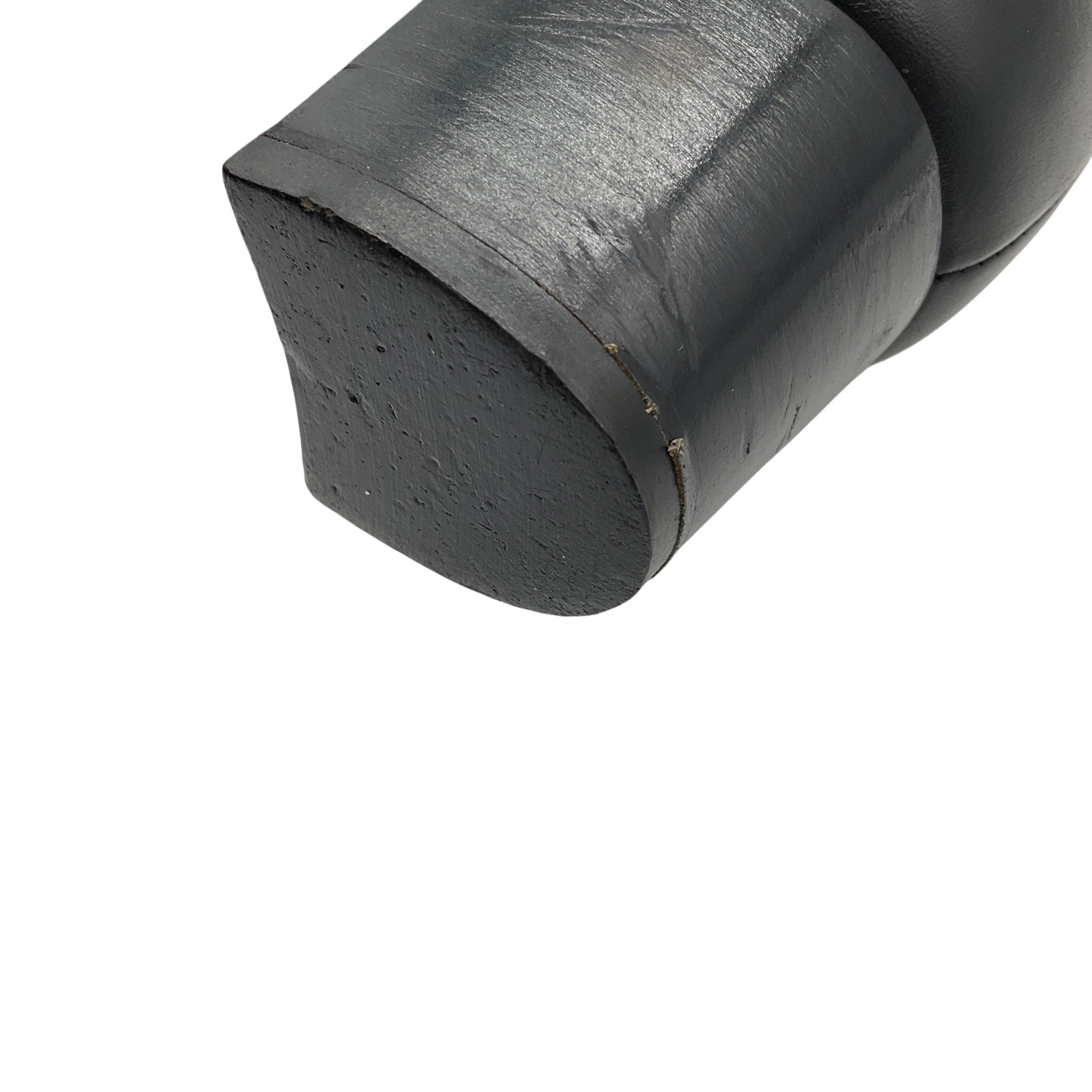 Christian Louboutin Black Leather Tall Pull On Boots