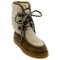 Load image into Gallery viewer, Aquatalia Brown / Ivory Wynter Shearling Boots

