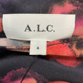 Load image into Gallery viewer, A.L.C. Navy Multi Draped Satin Poppy Gown

