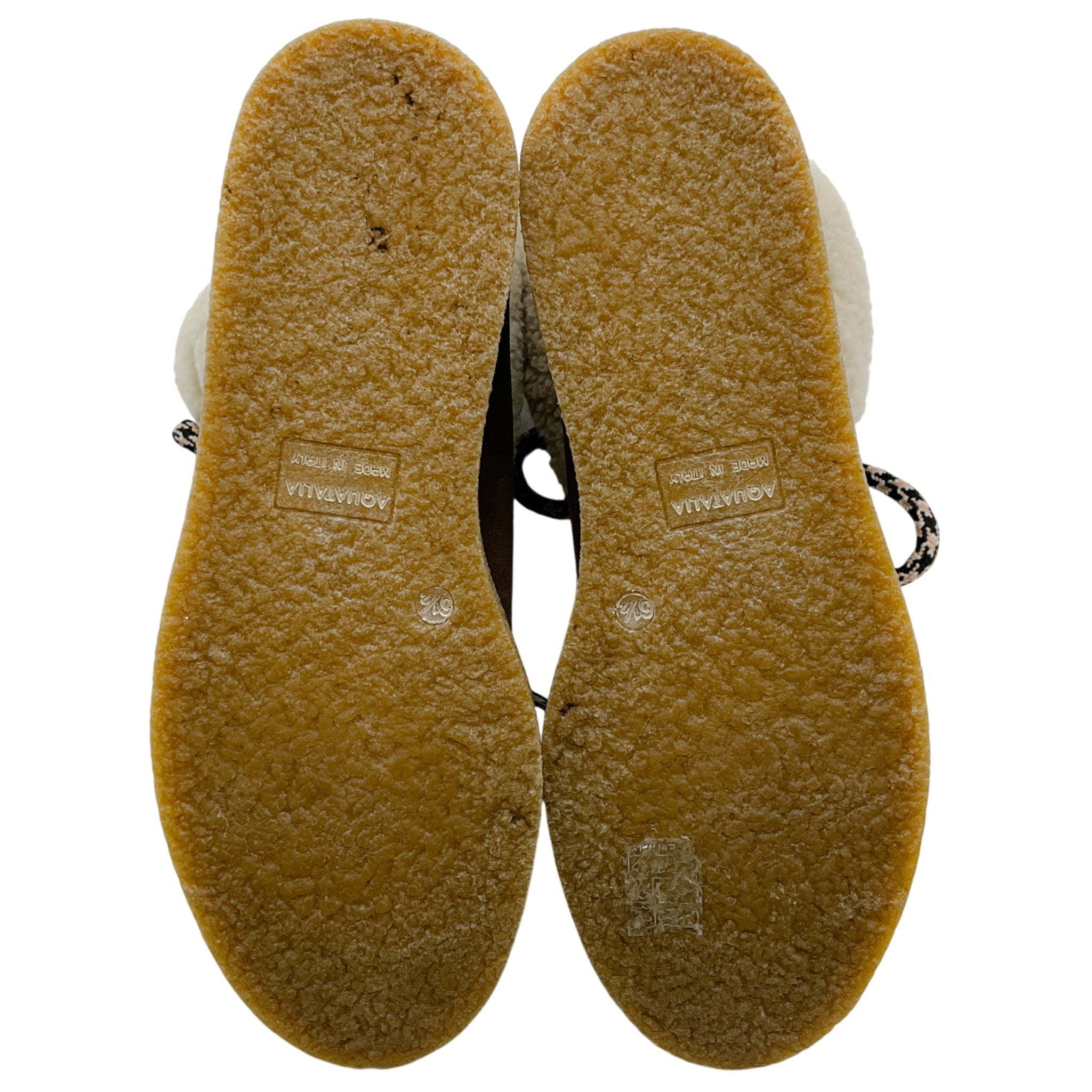 Aquatalia Brown / Ivory Wynter Shearling Boots