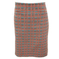 Load image into Gallery viewer, Akris Punto Tan Multi Houndstooth Skirt
