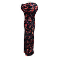 Load image into Gallery viewer, A.L.C. Navy Multi Draped Satin Poppy Gown
