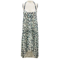Load image into Gallery viewer, Ports 1961 Grey / Blue Multi Printed Silk Halter Dress
