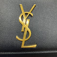 Load image into Gallery viewer, Saint Laurent Black / Gold Hardware Kate Embossed Leather Shoulder Bag
