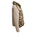 Load image into Gallery viewer, Suprema Taupe Wool Tweed and Lamb Shearling Fur Jacket
