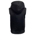 Load image into Gallery viewer, Josh Goot Black Leather Hooded Vest with Gold Embroidery

