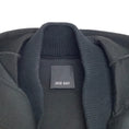 Load image into Gallery viewer, Josh Goot Black Leather Hooded Vest with Gold Embroidery
