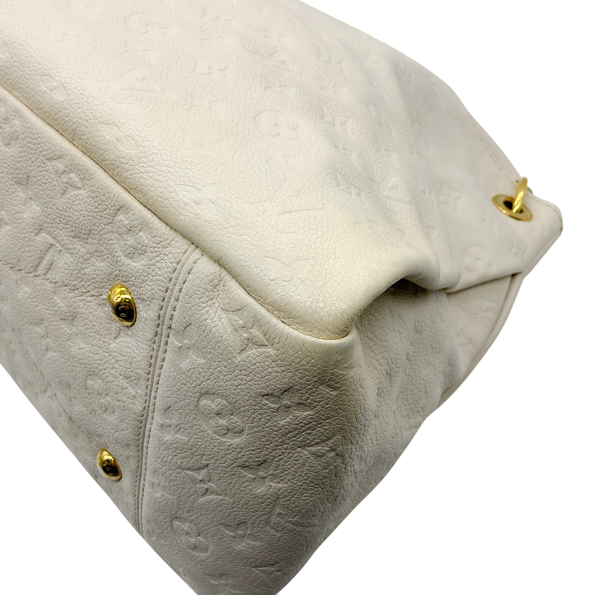 Louis Vuitton 2011 Ivory Empreinte Leather Artsy MM Bag