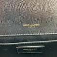 Load image into Gallery viewer, Saint Laurent Black / Gold Hardware Kate Embossed Leather Shoulder Bag

