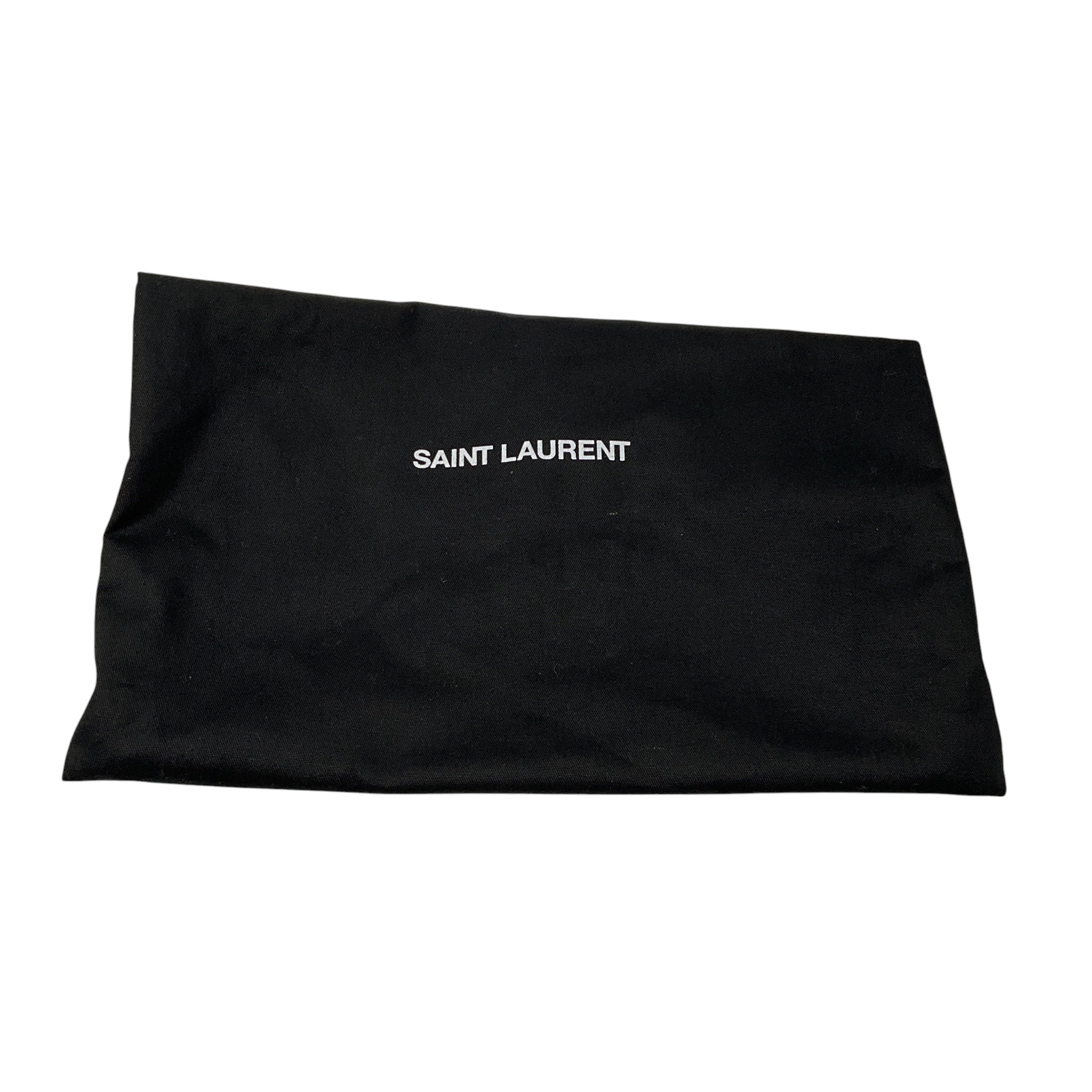 Saint Laurent Black / Gold Hardware Kate Embossed Leather Shoulder Bag