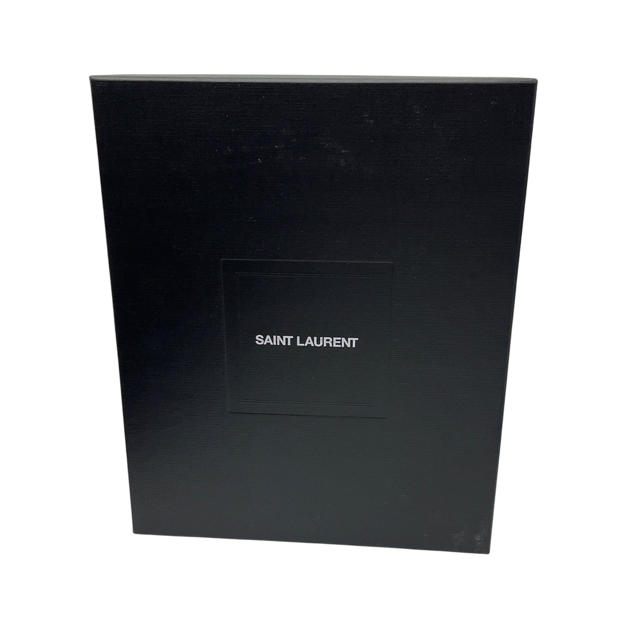 Saint Laurent Black / Gold Hardware Kate Embossed Leather Shoulder Bag