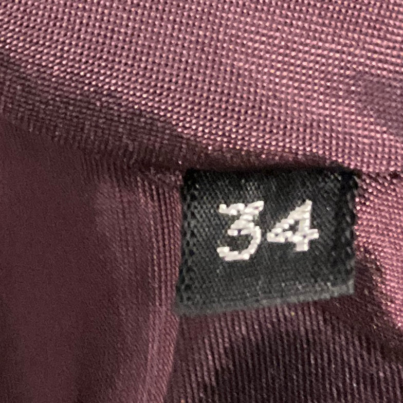 Tom Ford Dark Purple / Plum Button Front Velvet Jacket