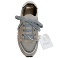 Load image into Gallery viewer, Brunello Cucinelli Beige / Grey Knit / Suede Sneakers
