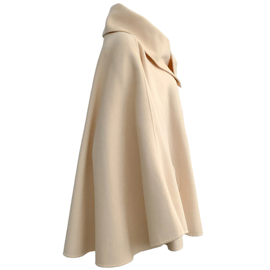 St. John Ivory Double Breasted Cape