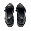 Load image into Gallery viewer, Christian Louboutin Black Nappa Leather and Suede Flora Moc Flat
