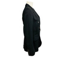Load image into Gallery viewer, Gucci Black Wool Crepe Blazer Jacket with Satin Trim

