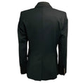 Load image into Gallery viewer, Gucci Black Wool Crepe Blazer Jacket with Satin Trim
