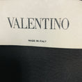Load image into Gallery viewer, Valentino Black / Gold Studded Short Sleeved Lace and Crepe Cocktail Dress
