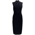 Load image into Gallery viewer, Alex Perry Black Shimmer Sleeveless Dress

