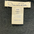 Load image into Gallery viewer, Oscar de la Renta Navy Blue Cropped Cashmere and Silk Knit Sweater with Open Front
