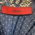 Load image into Gallery viewer, Ikram Navy Blue / Ivory Ikat Jacquard Two Button Blazer Jacket
