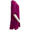 Load image into Gallery viewer, Jonathan Cohen Fuchsia Dress with Ruffle Bell Sleeves
