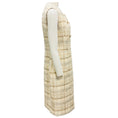 Load image into Gallery viewer, Kiton Ivory / Gold / Silver Metallic Sleeveless Tweed Dress with Gold Buttons
