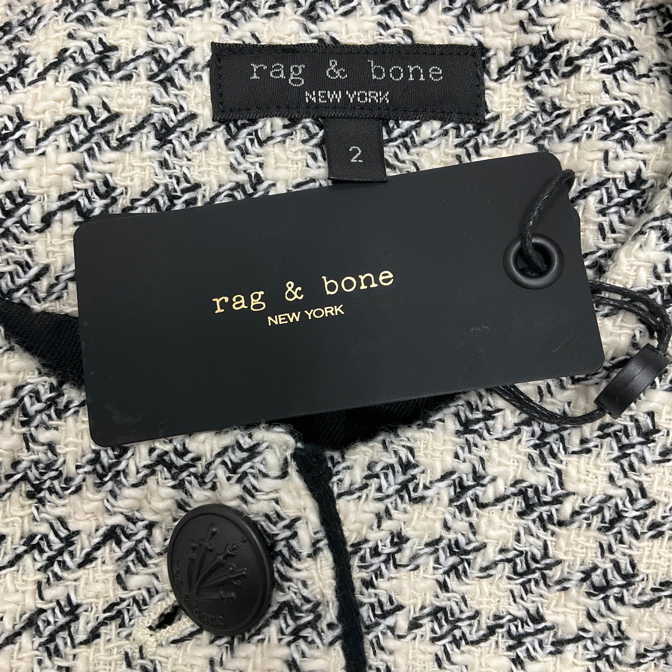 Rag & Bone Black / White Carmen Jacket