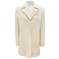 Load image into Gallery viewer, Jil Sander Ivory Padded Shoulder Tailored Blazer / Coat
