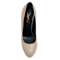 Load image into Gallery viewer, Yves Saint Laurent Nude Platform Tribute Pumps
