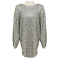 Load image into Gallery viewer, Isabel Marant Silver Sequin, Pearl, and Strass Embellished Mini Cocktail Dress
