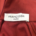 Load image into Gallery viewer, Francoise Bordeaux Bow Detail Mock Neck Long Sleeved Ruffled Hem Dress
