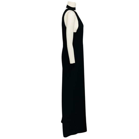 Zimmermann Black One Shoulder Neck Tie Jumpsuit