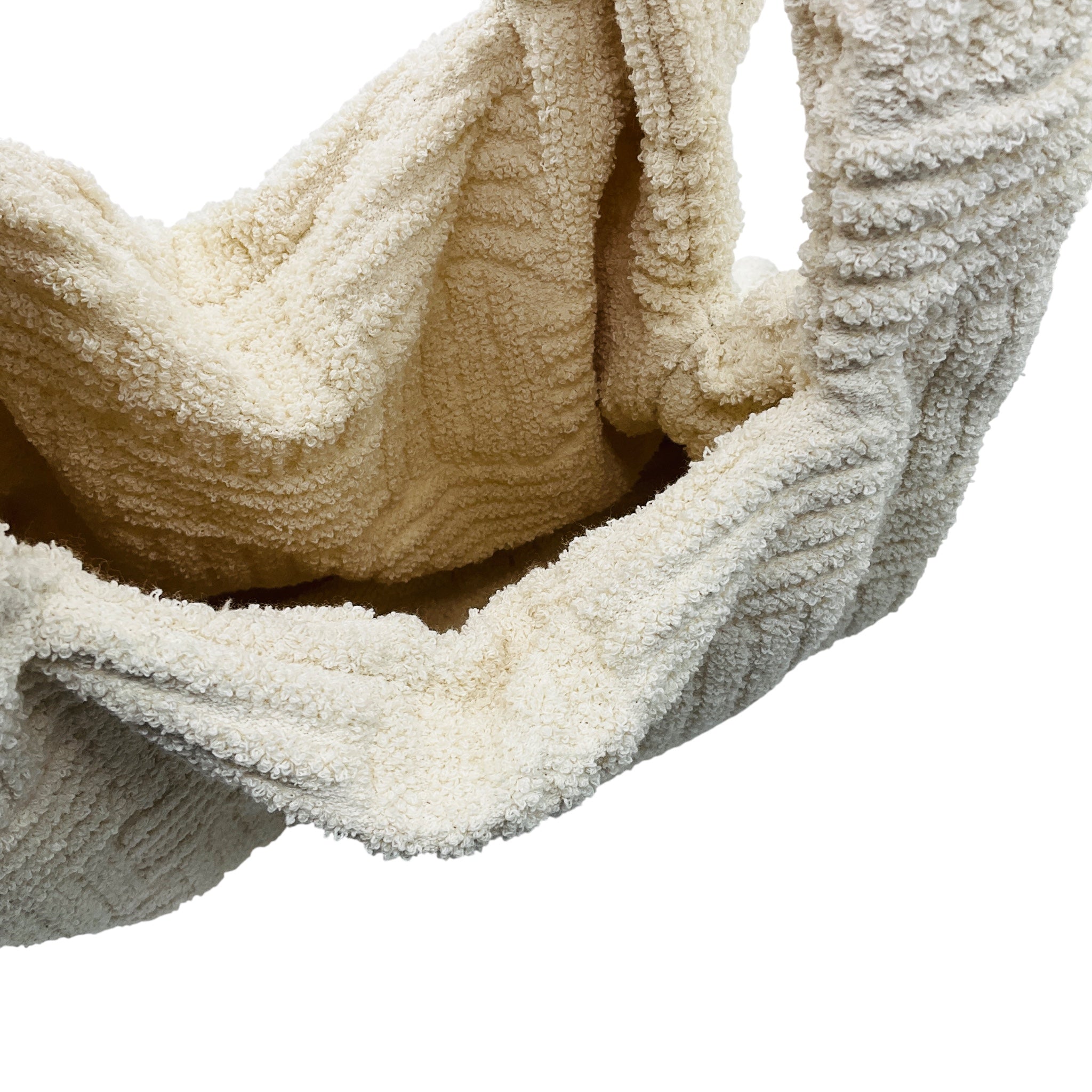 Bottega Veneta Ivory Terry Cloth Tote Bag