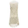 Load image into Gallery viewer, Chloe Ivory Crochet Knit Sleeveless Dress with slip
