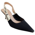 Load image into Gallery viewer, Christian Dior Black Technical Fabric J'Adior Slingback Pumps
