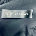 Load image into Gallery viewer, Versace Black / Purple Crystal Embellished Mesh Mini Cocktail Dress

