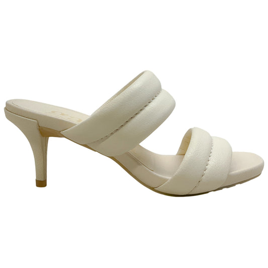 Pedro Garcia Cream Leather Clea Sandals