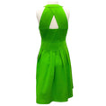 Load image into Gallery viewer, Akris Punto Kelly Green Cut Out Detail Sleeveless Cotton Midi Dress
