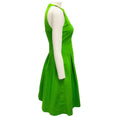 Load image into Gallery viewer, Akris Punto Kelly Green Cut Out Detail Sleeveless Cotton Midi Dress
