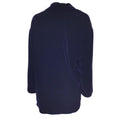 Load image into Gallery viewer, Zoran Navy Blue Open Front Velvet Jacket
