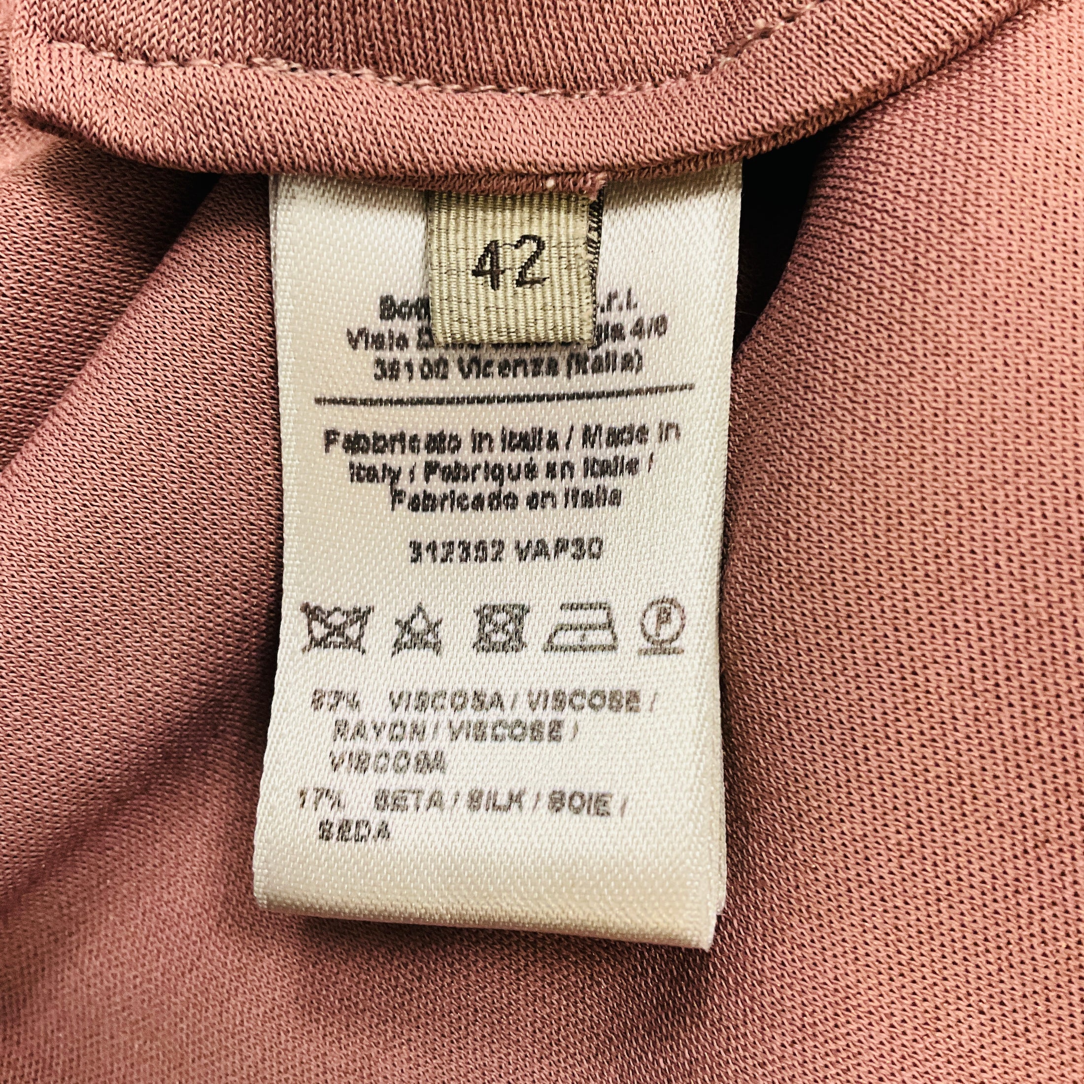 Bottega Veneta Mauve Jersey Maxi Dress