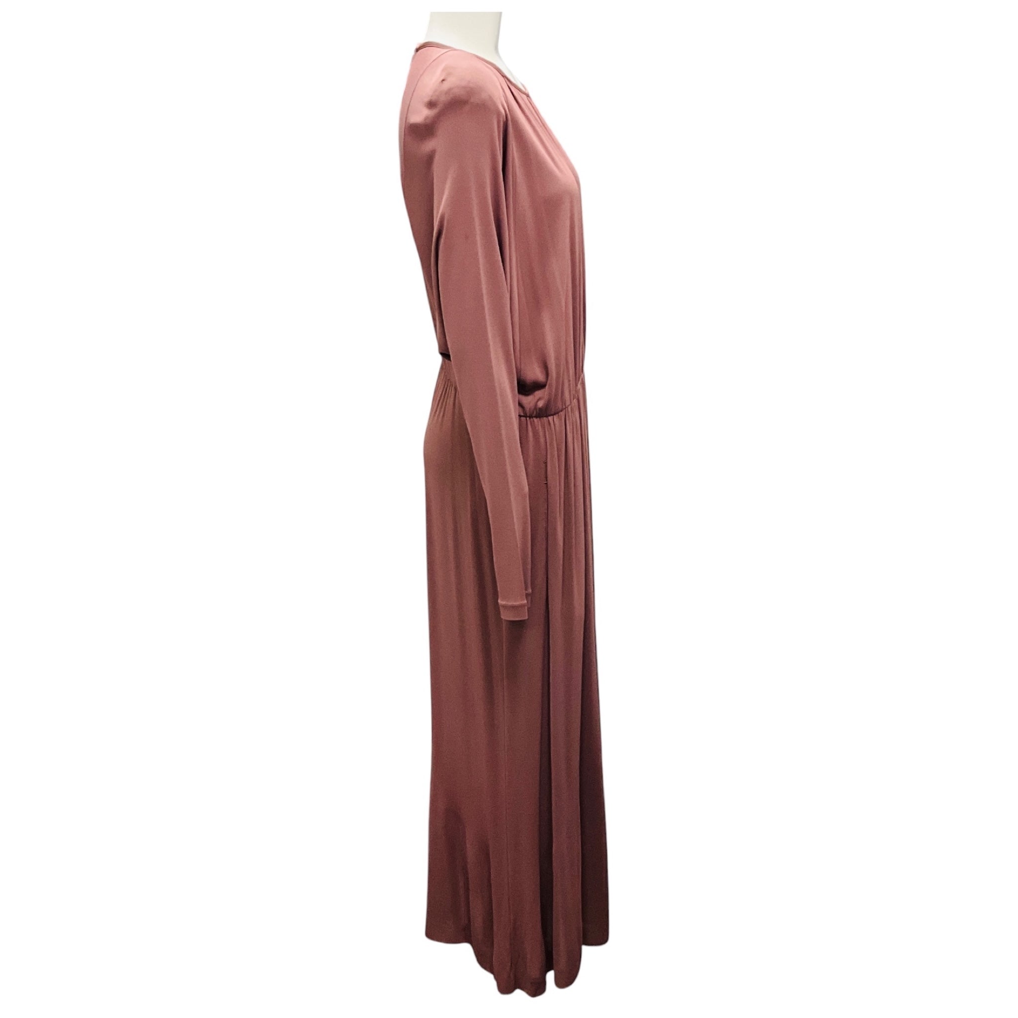 Bottega Veneta Mauve Jersey Maxi Dress